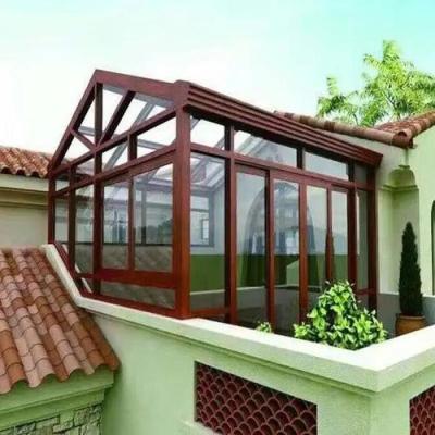 Cina Camera acrilica di vetro leggera isolata moderna di Sun del vino della casa del Sunroom di alluminio di economia in vendita