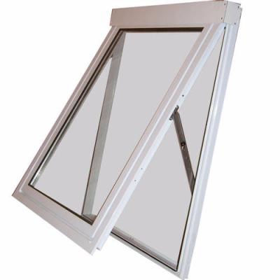 China Clear Tempered Glazed Awning Aluminum Window , Anodising Swing Open Window for sale
