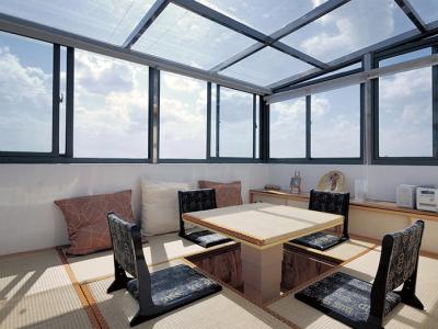 China Skylight Patio Sun Rooms , Natural Light Aluminium Shade Louvres ISO9001 for sale