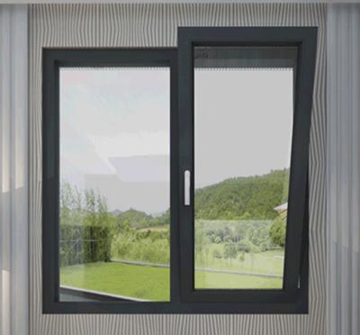 China KLUK Aluminium Tilt And Turn Windows Double Glazed Heatproof for sale