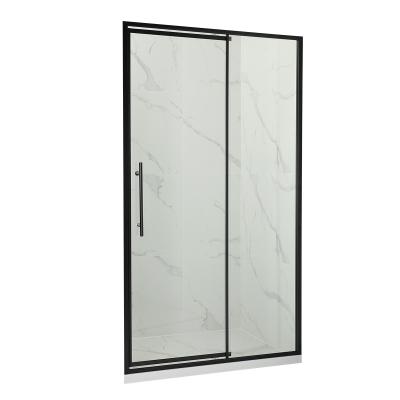 Chine Portes en aluminium expulsées de salle de bains, verre teinté imperméable vertical de porte coulissante à vendre