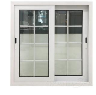China PVC Glass Aluminium Frame Casement Window Powder Coated For Apartment for sale