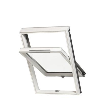 Cina Finestra di alluminio del perno del vetro trasparente, finestra della tenda di Inswing con la cerniera in vendita