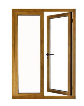 China OEM Aluminum Swing Doors , Double Outswing Exterior French Doors for sale