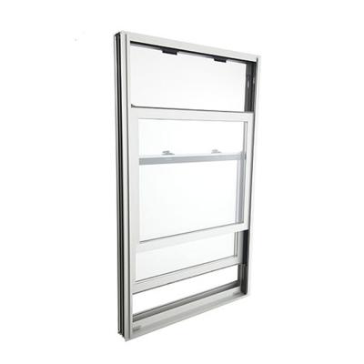 China Anodized Aluminium Sliding Windows Vertical Clear Tempered Glass 8mm Thickness for sale