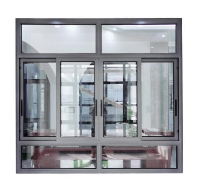 China Thermally Broken Aluminium Fabrication Sliding Window With Retractable Screen for sale