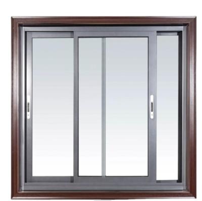 China Customized Sliding Windows Door System Double Glass Hurricane Impact Aluminium Sliding Window door for sale