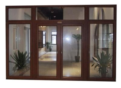 China Las puertas de cristal plegables de aluminio Matal del puente quebrado enmarcaron ISO14001 interior en venta