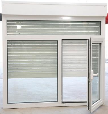 China OEM Aluminium Tilt Turn Windows , Aluminium Glass Louvers Window With Crimsafe Mesh for sale