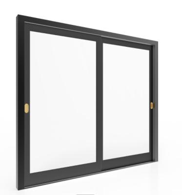 China Electrophoresis Exterior Aluminum Sliding Doors Soundproof Toughened Glazed for sale