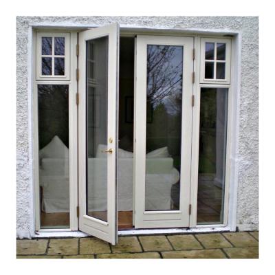 China Double Panels Swing Style Front Patio Doors American Standard for sale
