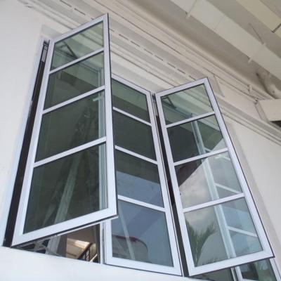 China Thermal Break Aluminum Casement Window Double Glass Swing for sale