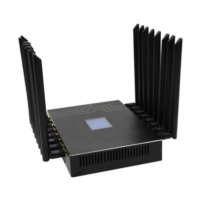 中国 ENTERPRISE Good Quality 5G Network LTE Router Cpe VPN 4 Ports Customizable Durable 6 WiFi Bonding Router With 4 SIM Card Slot 販売のため