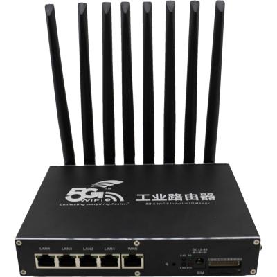China Openwrt Outdoor CPE Wireless High Quality Durable LTE VPN 5G WiFi Router 6 Industrial Router With SIM Card Slot for sale
