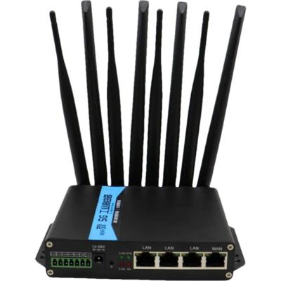 China Factory Price 5G VPN Modem WiFi 6 Router Industrial Broadband Wireless SIM Card Slot Stability Openwrt VPN Router For Business for sale