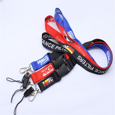 China High Quality Promotional Woven Lanyard with logo design and sample free en venta