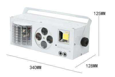 Китай Красочный электрофонарь АК100 строба лазера влияния 4 ин1 - 240В 40В продается