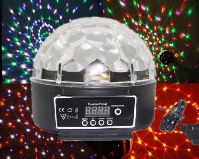 China 20W DMX führte magischen Ball-Licht Rgb-Effekt-Disco-Stadiums-Licht Kristallwechselstrom 110V - 250V zu verkaufen