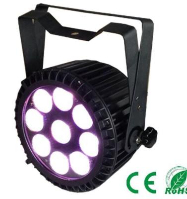China IP65 Outdoor Par Can 9pcs 10w Rgbw 4in1 / 5in1 DMX  disco dj stage lighting Decoration for sale