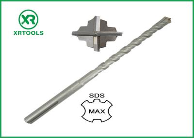 China Cross Head Tip SDS Drill Bits , SDS Max Drill Bits For Block / Brick / Wall for sale