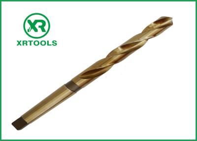 China HSS Cobalt M35 Taper Shank Drill Bit For Stainless Steel / Matel Milled Process for sale