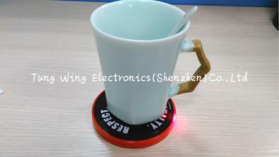 China Custom Melody Flashing Cup LED Coaster For Promotional Items And Holiday Gifts for sale