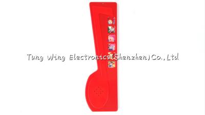 China Eductational Note Shaped Baby Sound Books With Standard Sound Or Custom Voice for sale