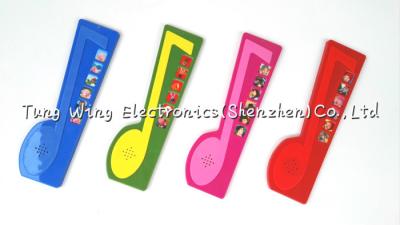 China Customized Note shaped Button Sound Book Module for Children Learning for sale