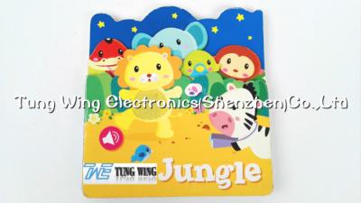 China OEM Funny Baby Sound Books With 6 PET Button Small Sound Module for sale