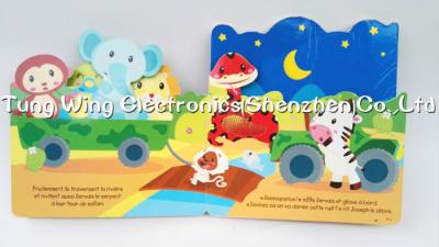 China 6 PET Button Sound Module For Animal Sound Board Book , Funny baby music book for sale