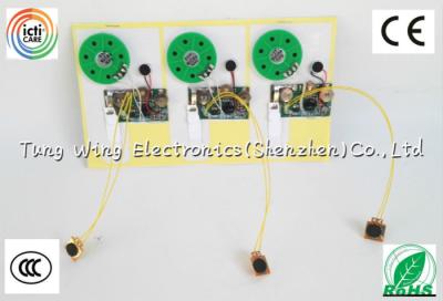 China Microprocesadores registrables personalizados de los sonidos para los juguetes, módulo registrable de la voz en venta