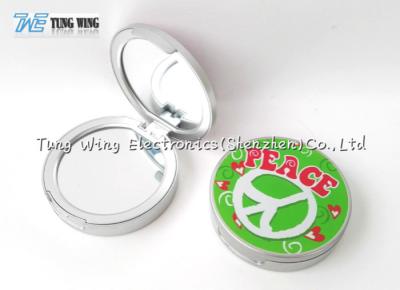 China OEM de encargo redondo compacto del espejo del maquillaje del bolsillo para promocional en venta