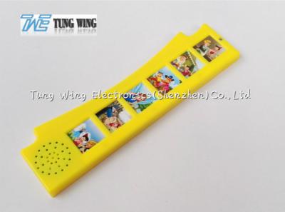China Plastic Yellow 6 Button Sound Board Used In Story Kids Sound Books for sale