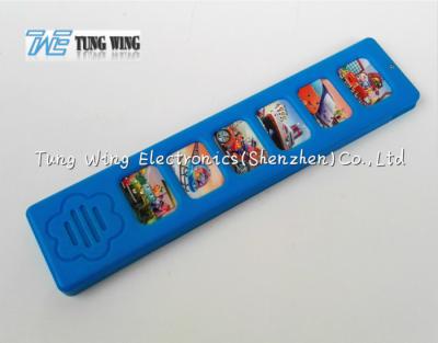 China Famous Six Story Sound Books For Kids Module In Blue Plastic for sale