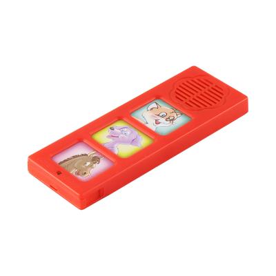 China Domestic Animal Sounds Book Module With 3 Buttons For Child Board Book for sale