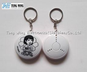 China ABS Music Keychain , Music Keyring 2D 3D Process With Customized Logo / Sound for sale