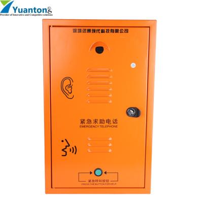 China Tunnel Industrial Emergency Voip Phone Telephone With Flashing Warning Light for sale
