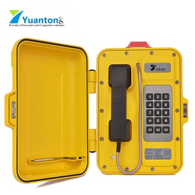 China Aluminum Alloy Outdoor Industrial Sip Phone Voip Emergency Phone for sale
