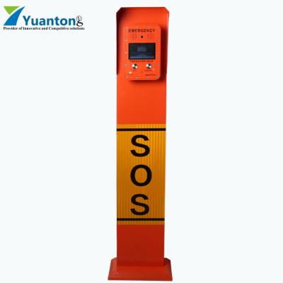 Cina Sistema senza fili della cabina telefonica della torre SOS del telefono del bordo della strada del citofono di emergenza di GSM in vendita