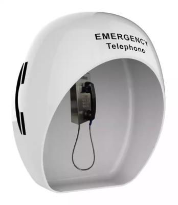 China Cabina de teléfono acústica al aire libre resistente del vándalo para el teléfono de emergencia en venta