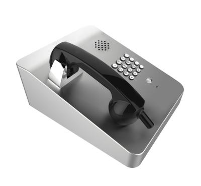 China Desk Mounting Vandal Resistant Telephone VoIP Waterproof Public Phone for sale