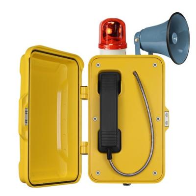 China OEM ODM Emergency Alarm Telephone Vandal Resistant With Flasher for sale