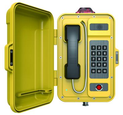 China Running Indicator Light Industrial Weatherproof Telephone Fully Automated Dialing for sale