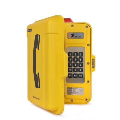 China Rugged Industrial Weatherproof Telephone With Dv12v Adapter External Optional for sale