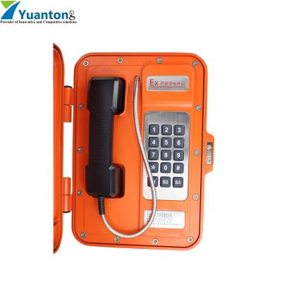 China Ip65 Explosion Proof Telephone Wall Mounting Type Full Keyboard Dialing Available for sale