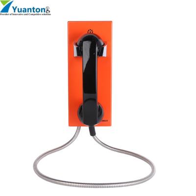 China Industrial Metal Wire Public Telephone With 10/100 Base T RJ 45 For PC Auto Mdix for sale