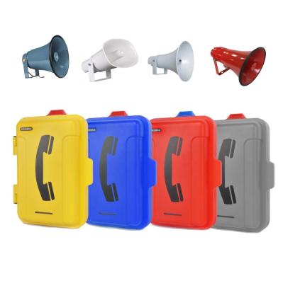 China CE Emergency Industrial Analog Heavy Duty Telephone Handset For Prison for sale