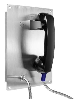 China IP66 Vandal Resistant Outdoor Emergency Phone Flush Mounted Handset Phone For Prison for sale