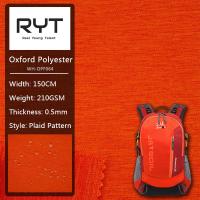 China Polyester-Plaid-Muster-Gewebe 100% mit moderner Farbe für professionelles Produkt und Taschen im Freien zu verkaufen