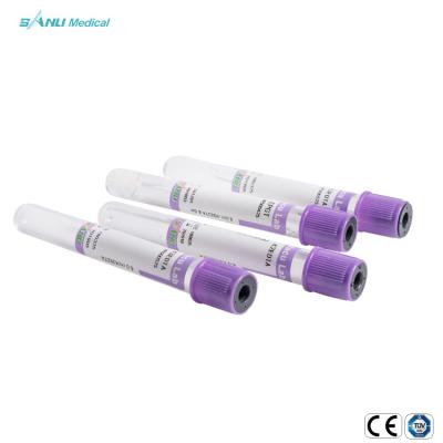 China Medical EDTA K2 K3 Vacuum Blood Collection Tube PET Plastic EDTA Laboratory Tube for sale